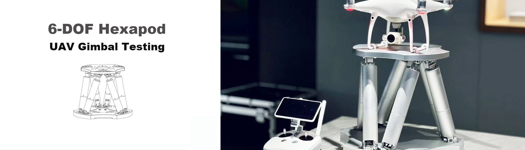 UAV gimbal testing platform 